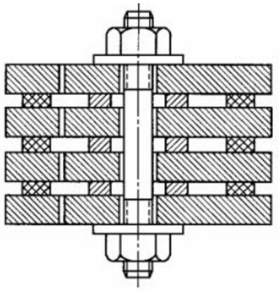 Pressure loading device and pressure loading test method for rubber sealing ring