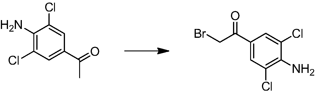 Synthetic method of deuterium-labeled D9-clenbuterol hydrochloride