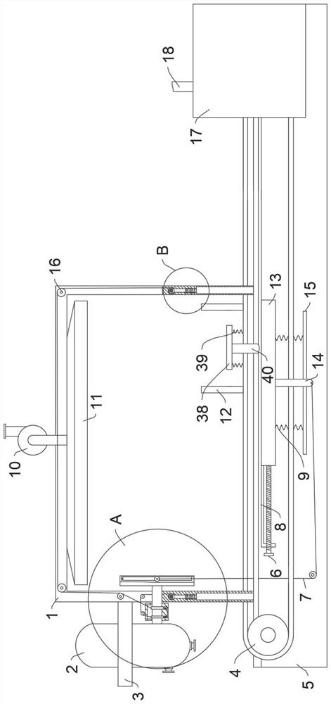 Device for killing livestock by using carbon dioxide