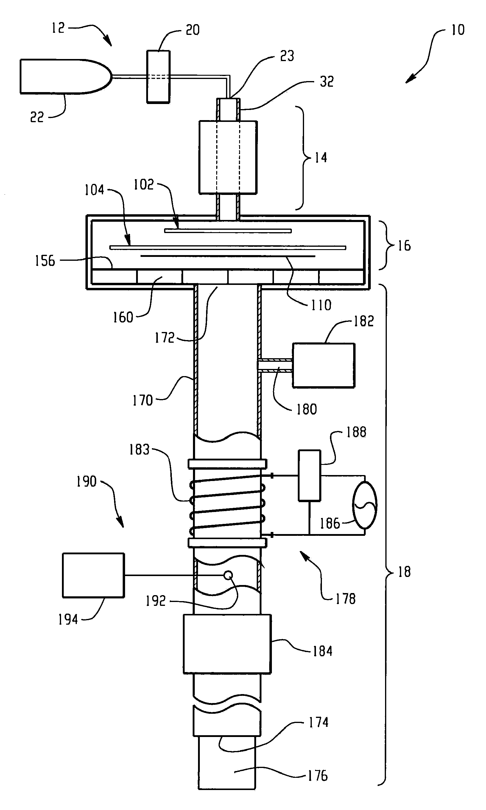 Plasma ashing apparatus and endpoint detection process