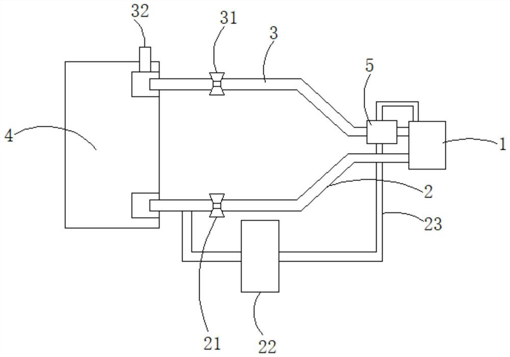 Lag-free oxygen supply ventilator system