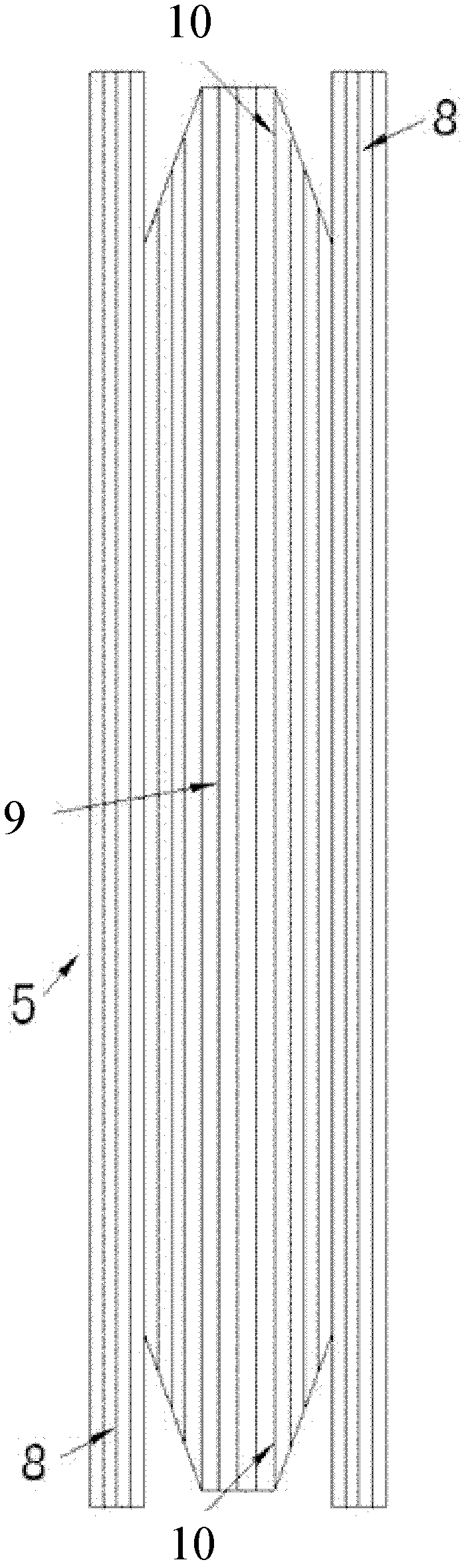 Fibrous composite plate spring and manufacturing process thereof