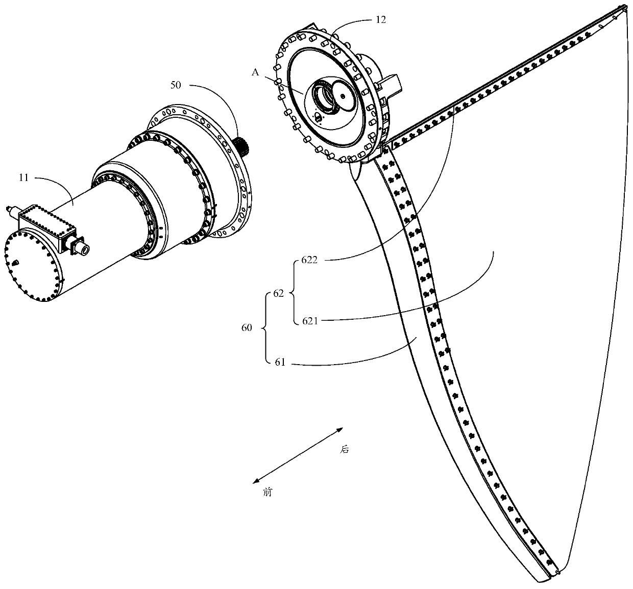 Underwater power assembly and underwater robot