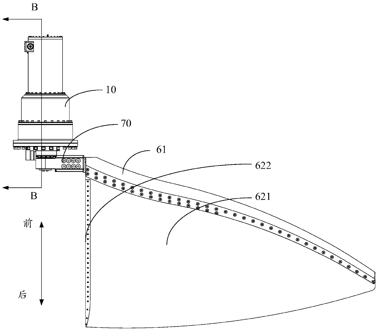 Underwater power assembly and underwater robot