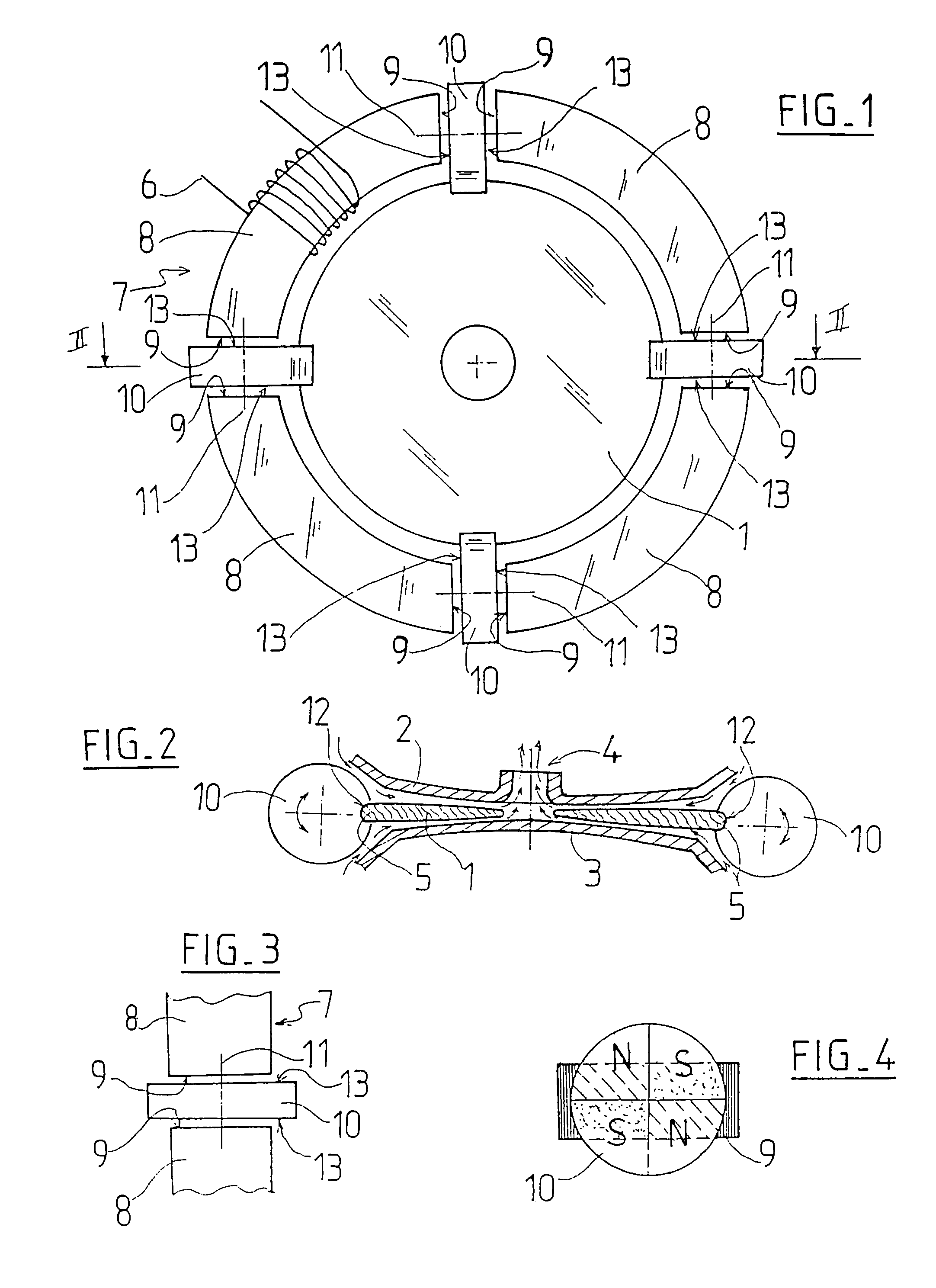 Electromagnetic machine with a deformable membrane