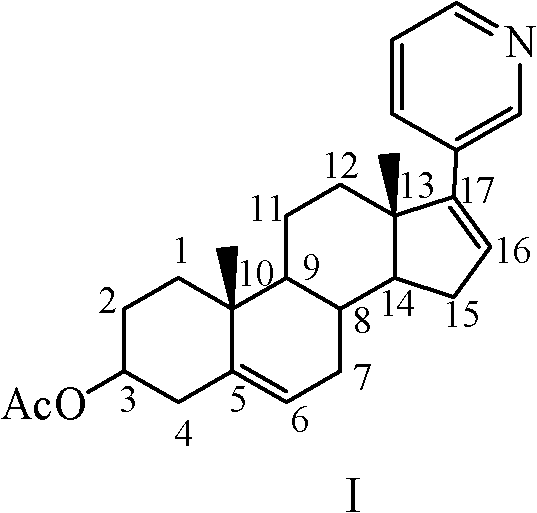 A kind of preparation method of abiraterone acetate