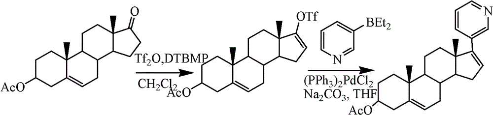 A kind of preparation method of abiraterone acetate