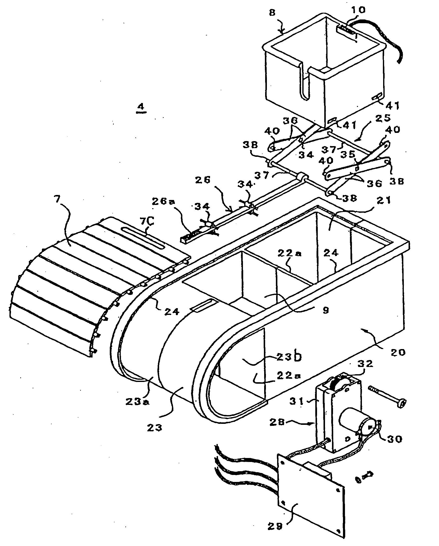 Configuration for Operating Interior Device and Cup Holder Using the Same