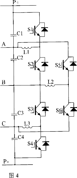 A five-level high-voltage frequency converter