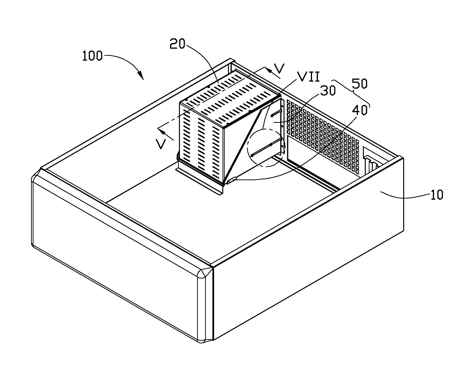 Securing mechanism and electronic device enclosure using the same