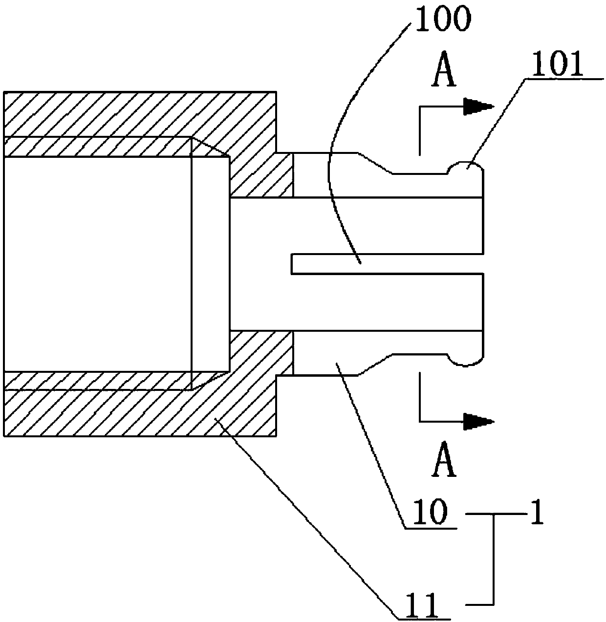 A kind of desoldering fixture and desoldering method of smp connector