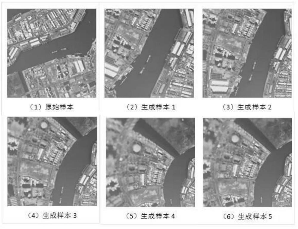 Grid parameterization-based remote sensing image target recognition training sample generation method