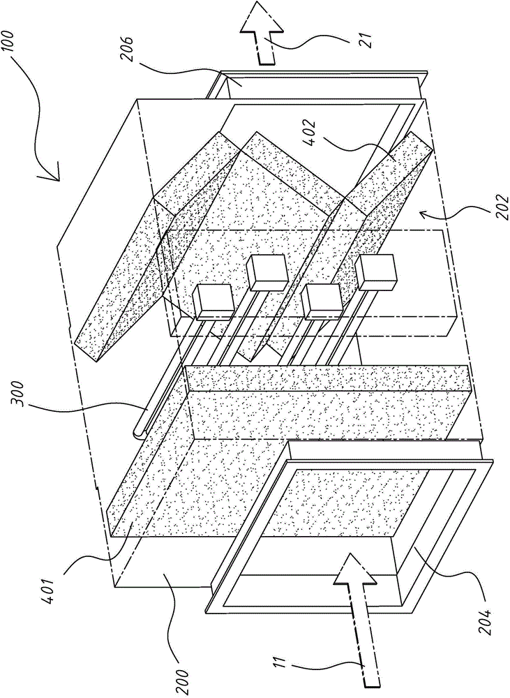 Kitchen fume-cleaning apparatus for degreasing and deodorization