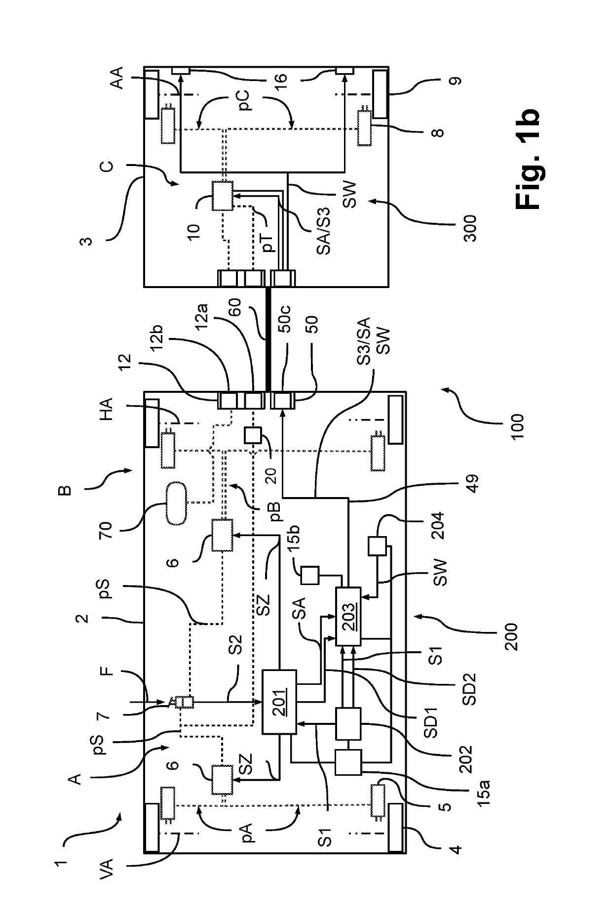Method for electronically controlling a brake unit in an automatically controllable utility vehicle combination, and electronically controllable brake unit in an automatically controllable utility vehicle combination