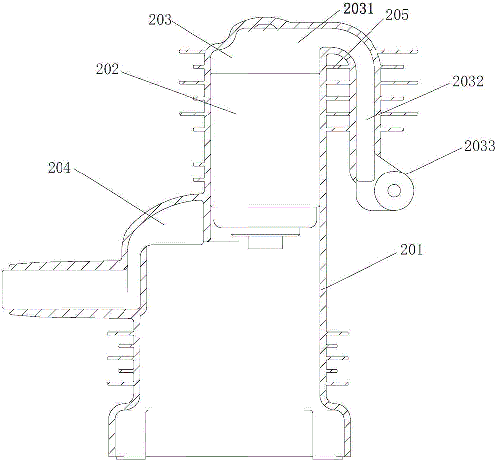 Insulating material for solid-sealed polar poles, solid-sealed polar pole and preparation method thereof