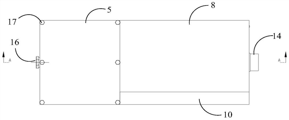 Dedusting, heating and dehumidifying device for flame photometer