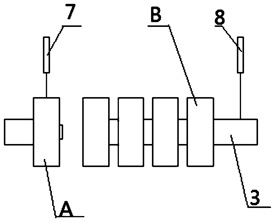 An automatic roll changing device