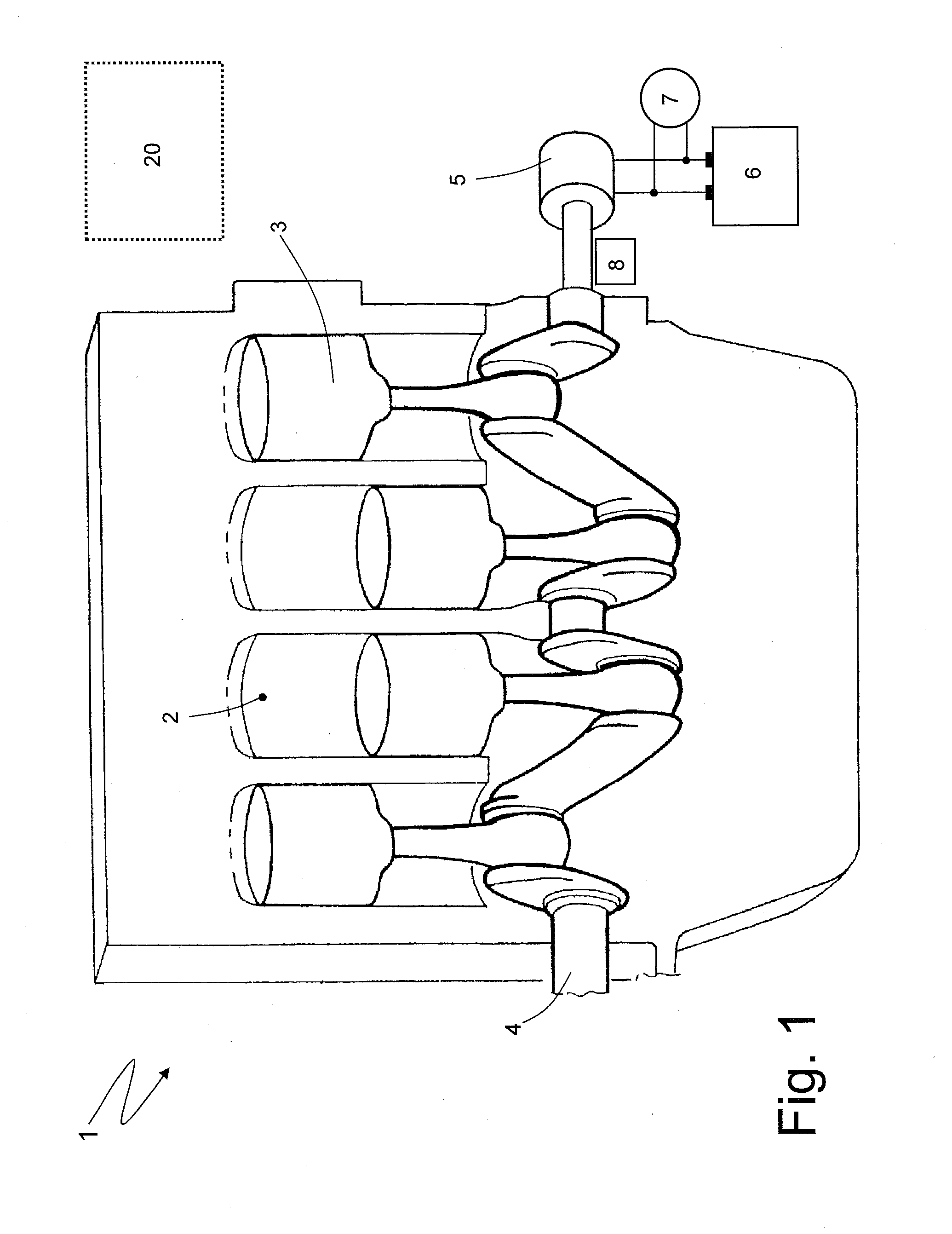 Method of determining opening of an internal combustion engine intake valve