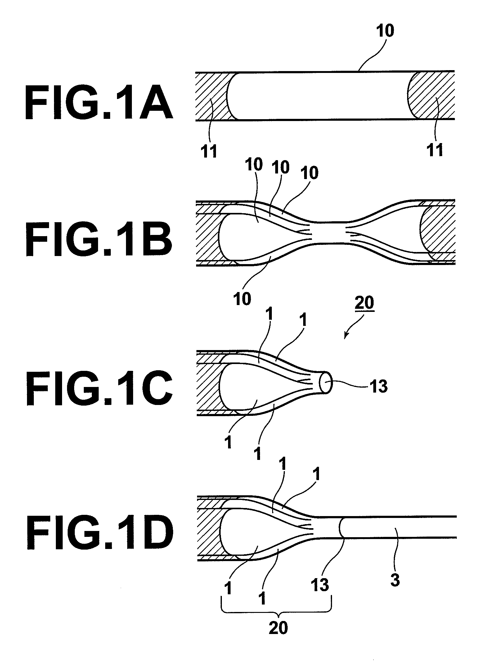 Multimode optical combiner and process for producing the same