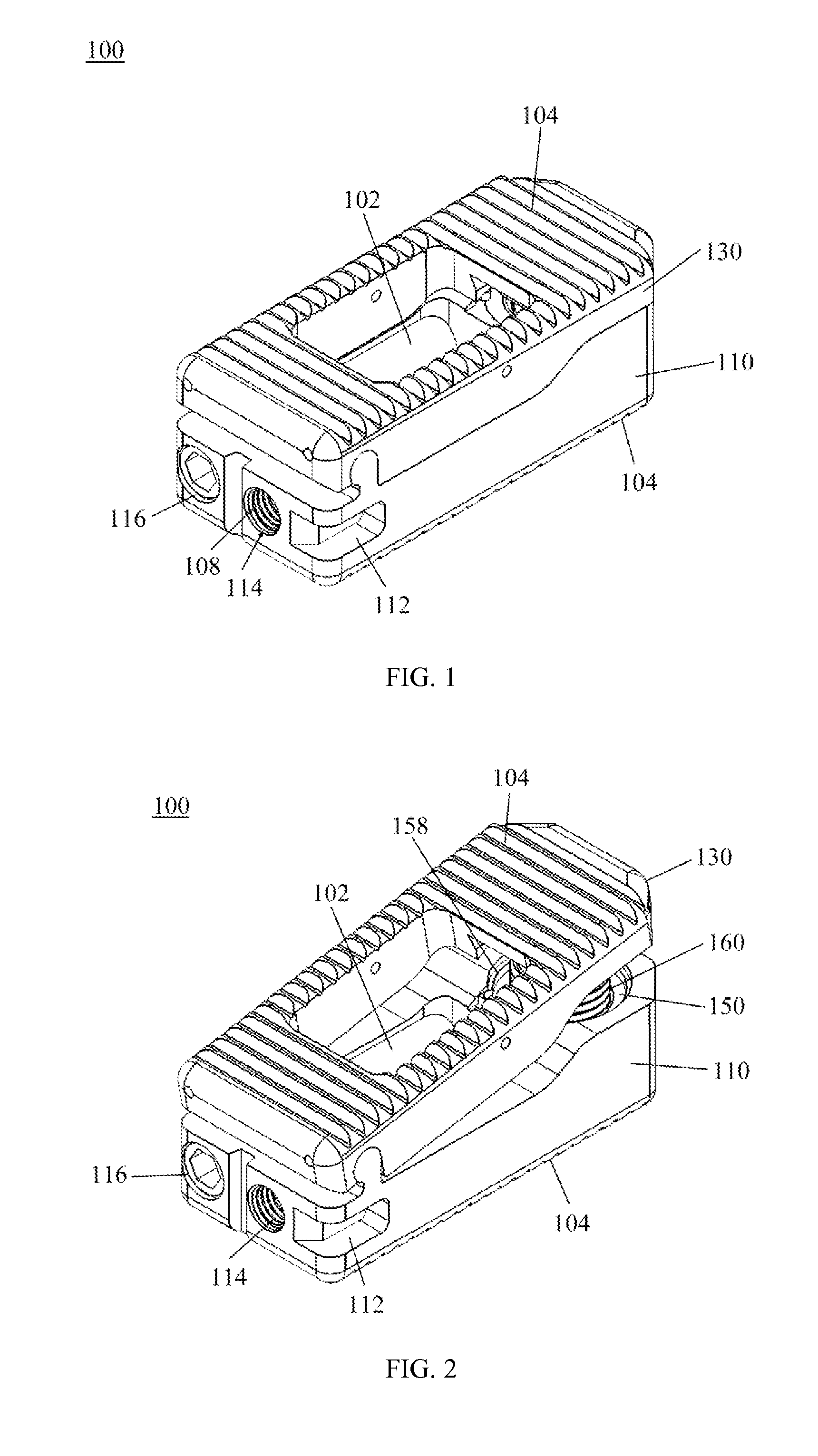 Adjustable interbody fusion device and method of use