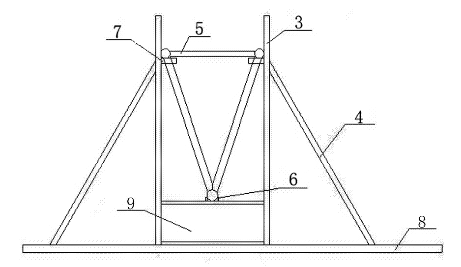 Assembling and splicing installation method of large-span tube-truss roof beam