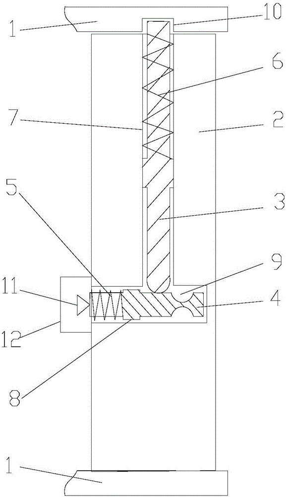 Quick escaping unit plate of bus