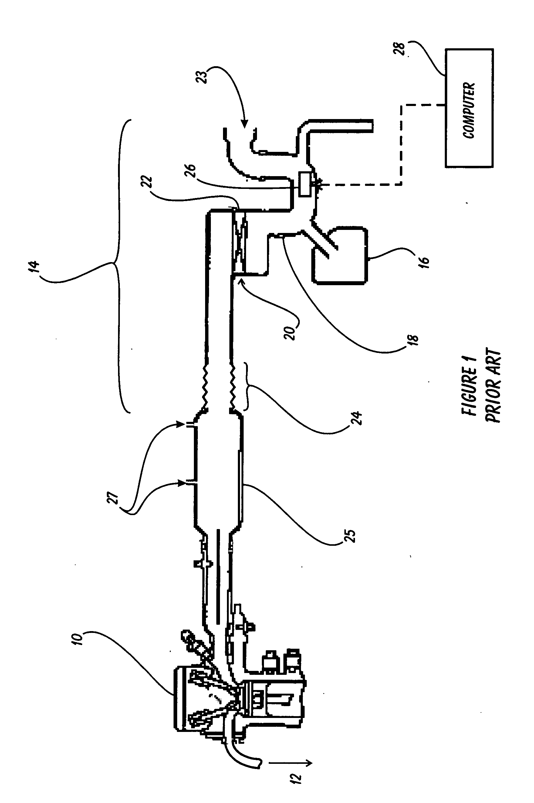 Calibration method for air intake tracts for internal combustion engines