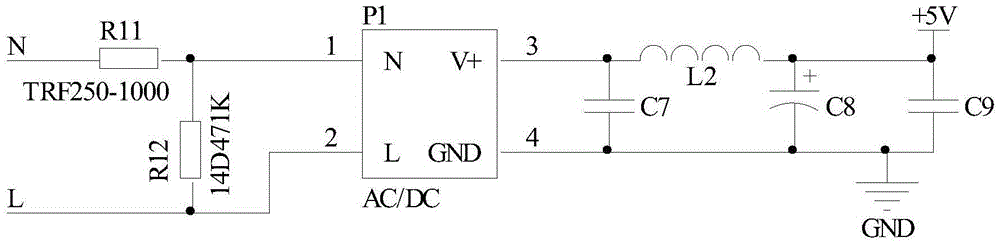 Household intelligent power utilization control terminal based on DSP