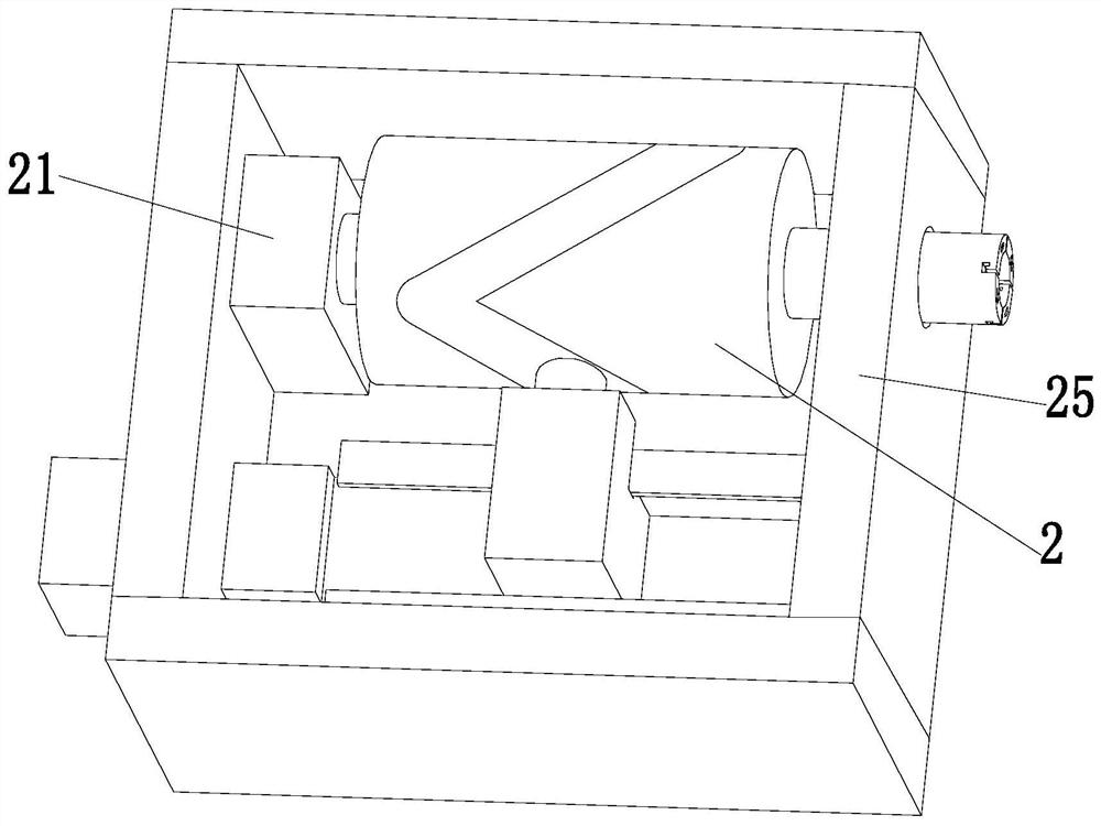 A fine processing machine for processing slot holes in density board