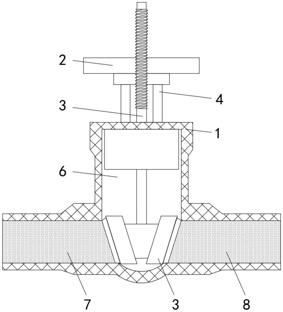 Novel valve core mechanism based on gate valve