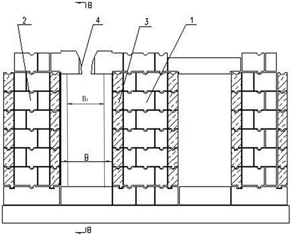 Variable-section sole flue of regenerative chamber