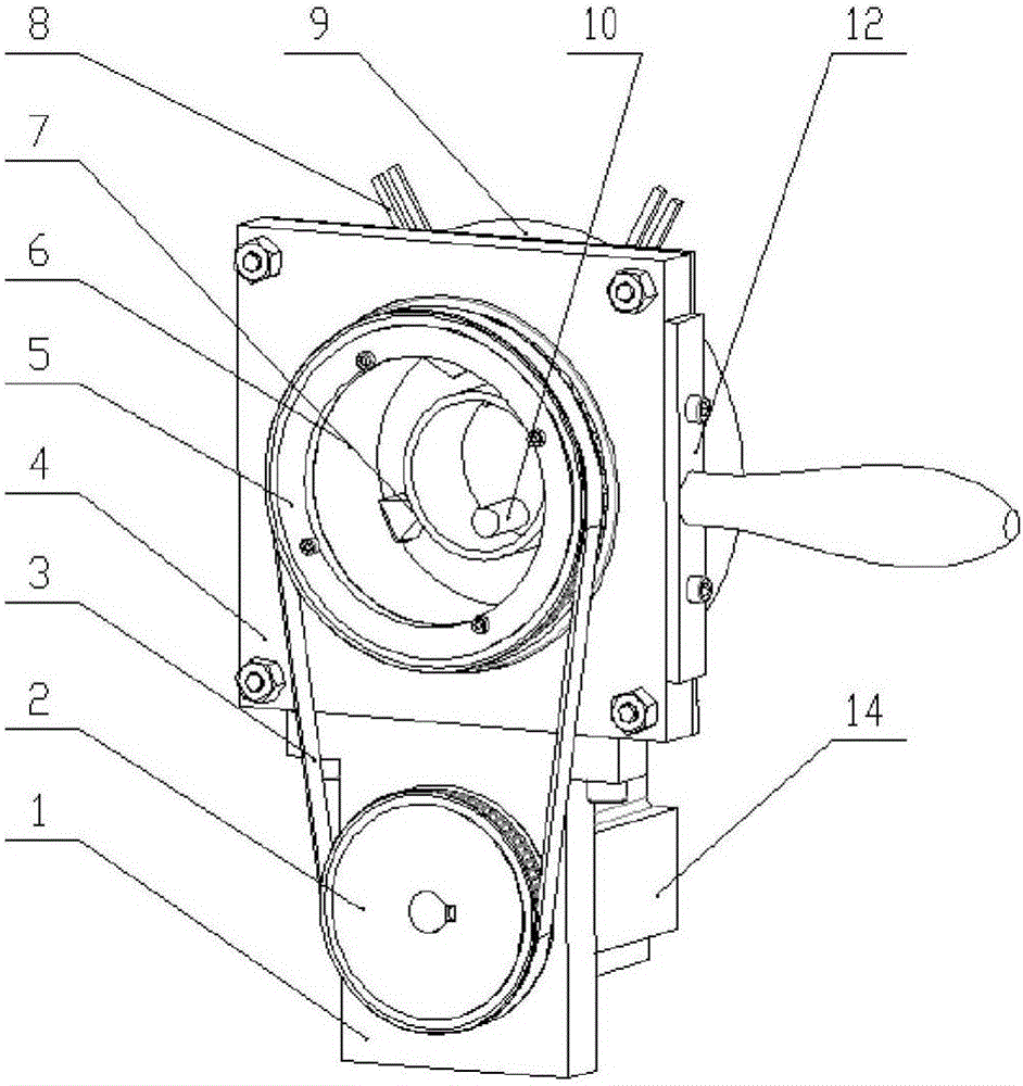 Pipe inner wall rust removing device and method