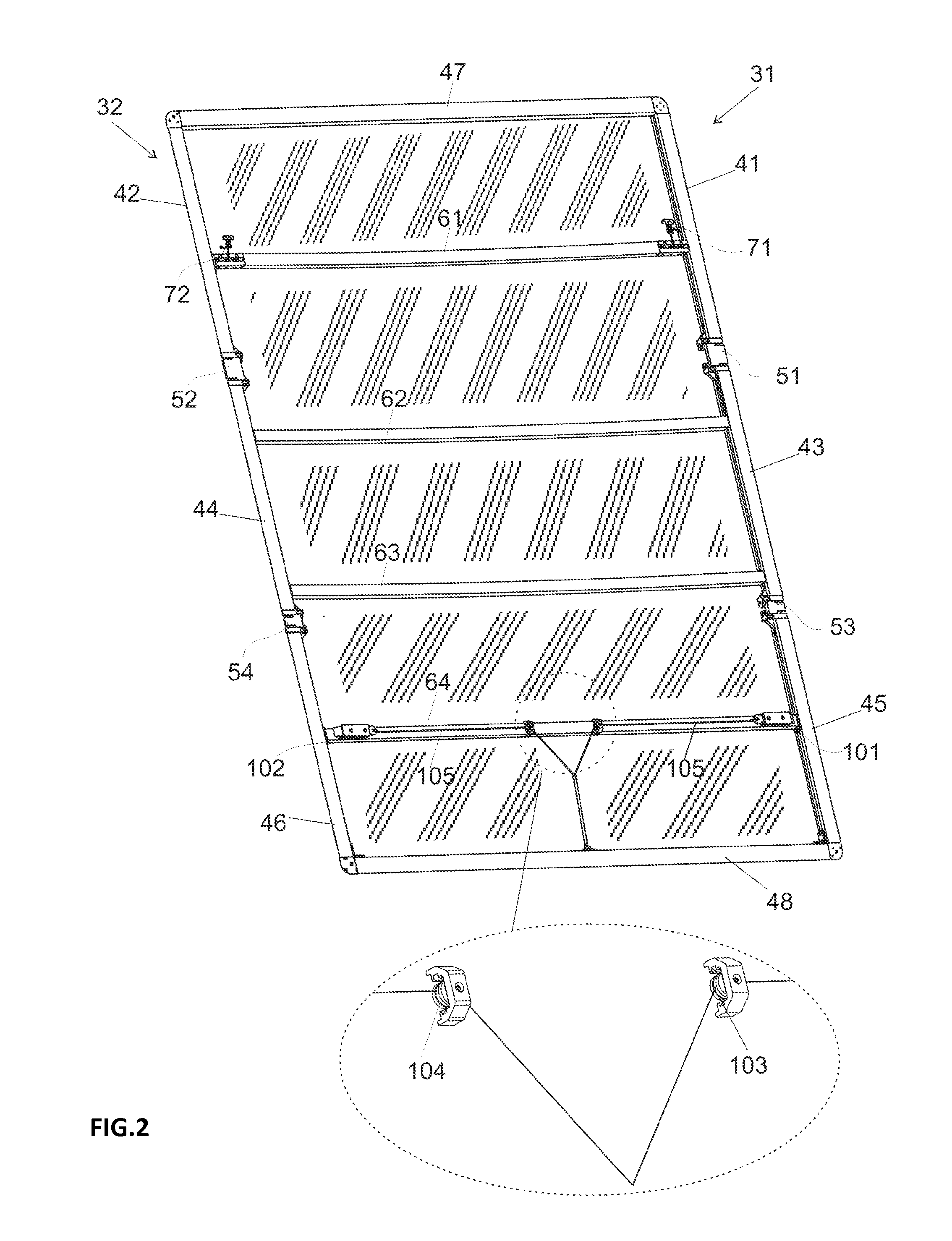 System for securing a truck bed cover