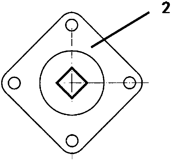 Shaft end device for bogie of high-speed train