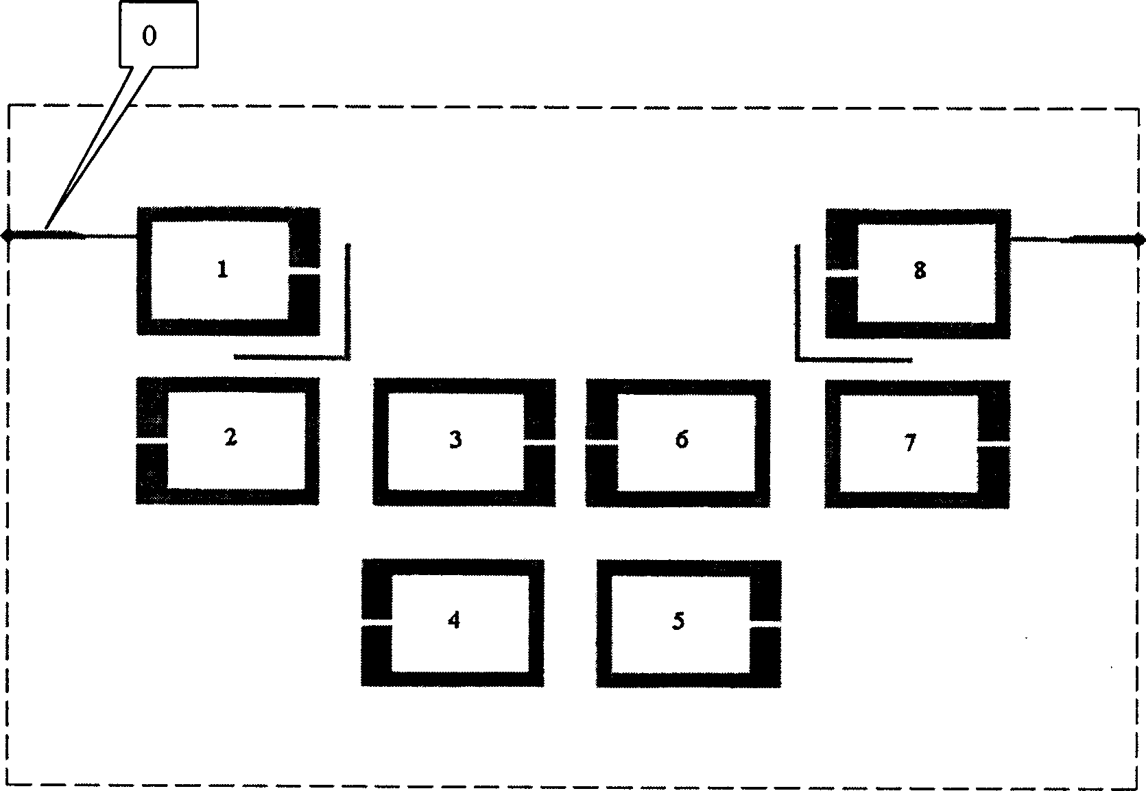 Coupling structure of high-temperature superconductive filter for adjusting-free satellite communication and making process