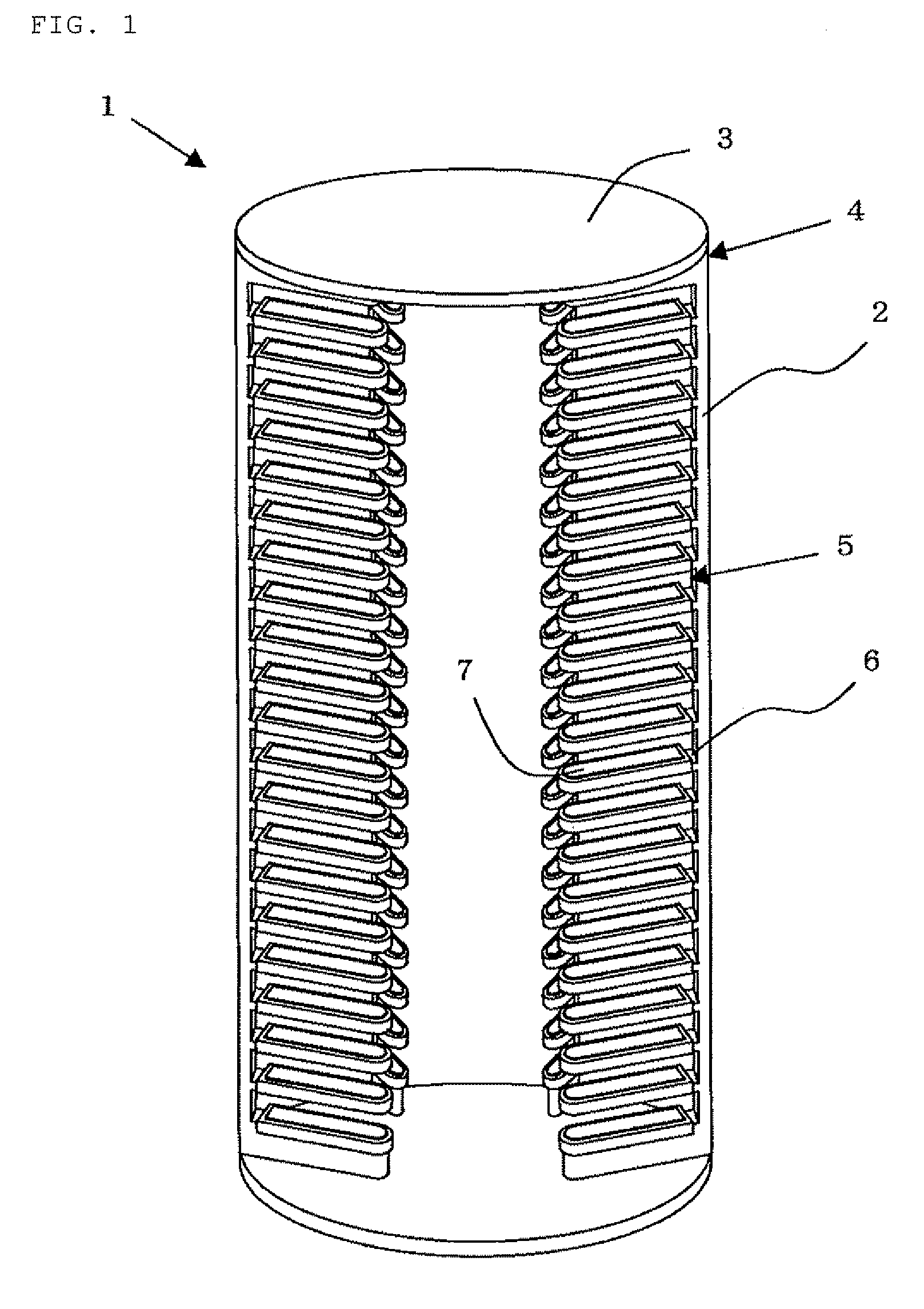 Vertical boat for heat treatment and method for heat treatment of silicon wafer using the same