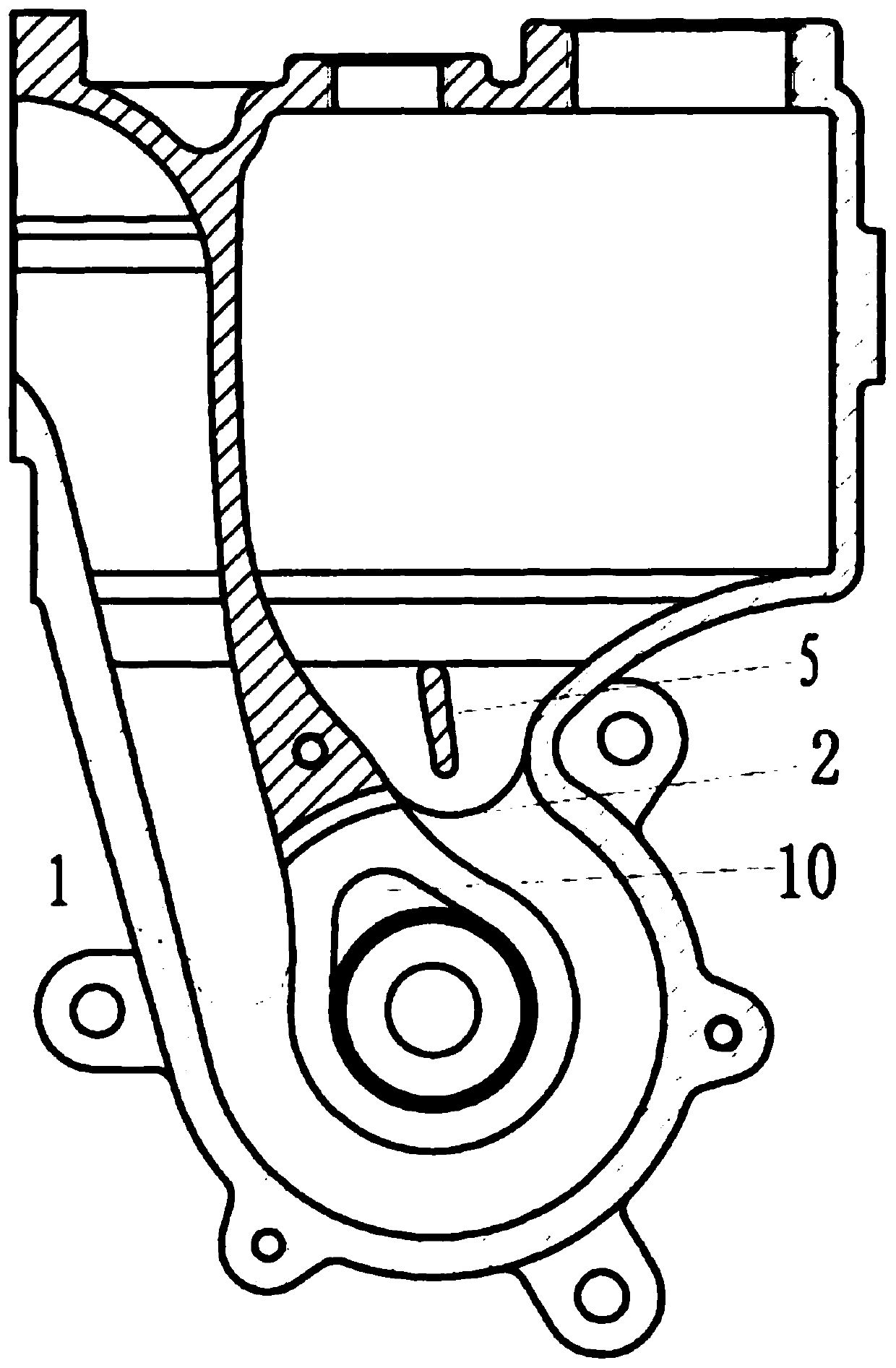 Manufacturing method of rotational flow self-priming pump