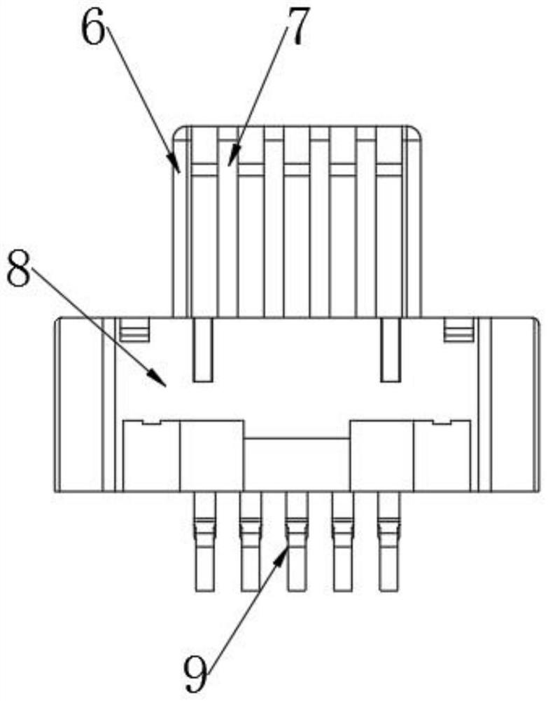 A micro USB connector with detection function