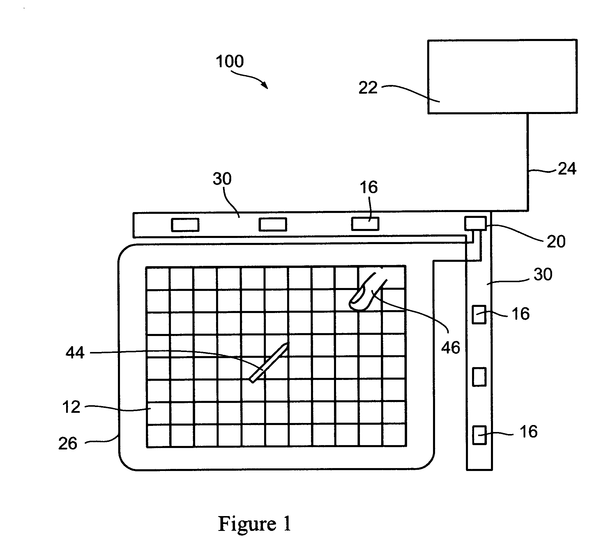 Method for identifying changes in signal frequencies emitted by a stylus interacting with a digitizer sensor