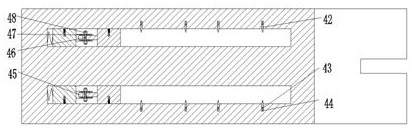 Metal plate clamping device for following to clamp