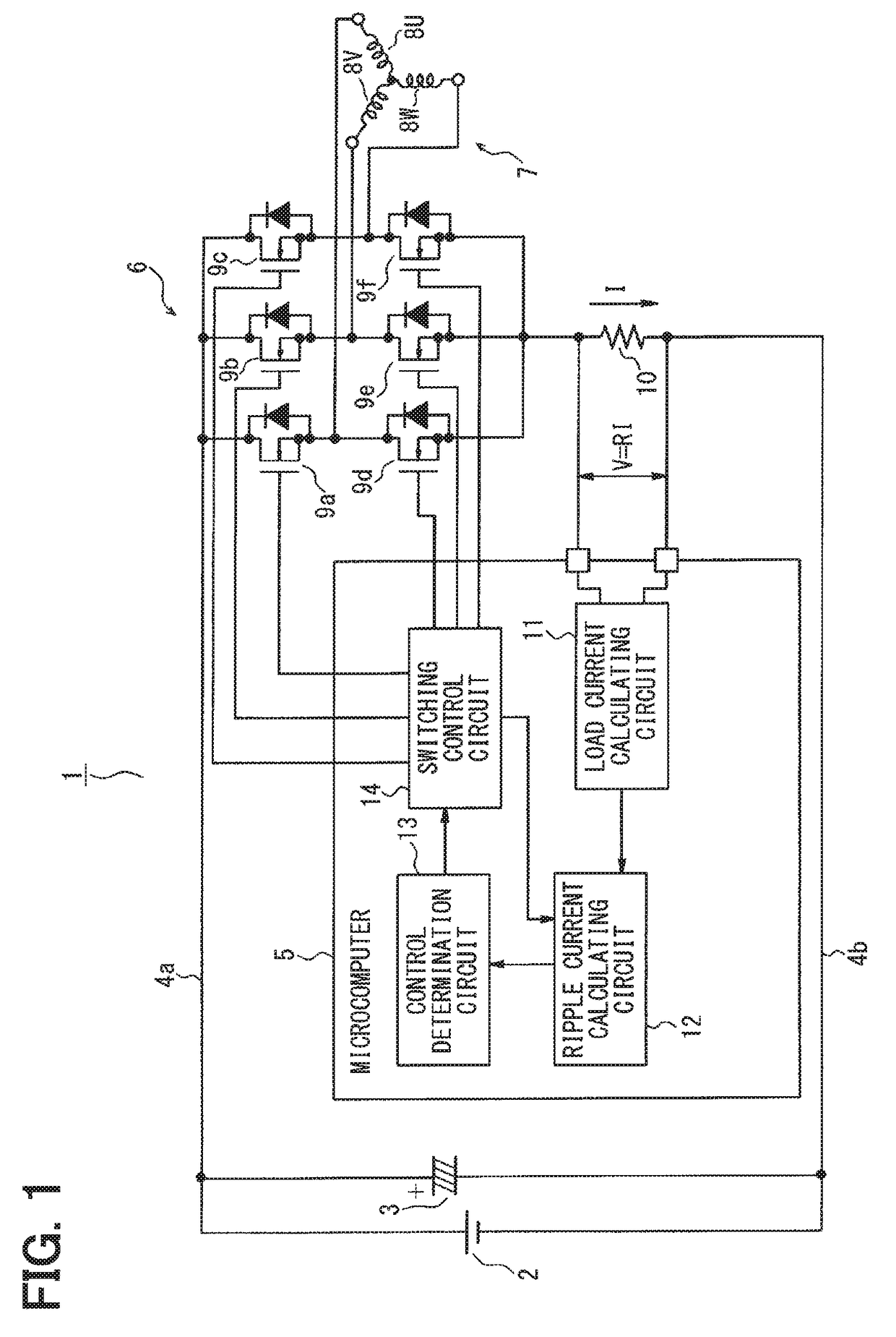 Motor control device and motor control method