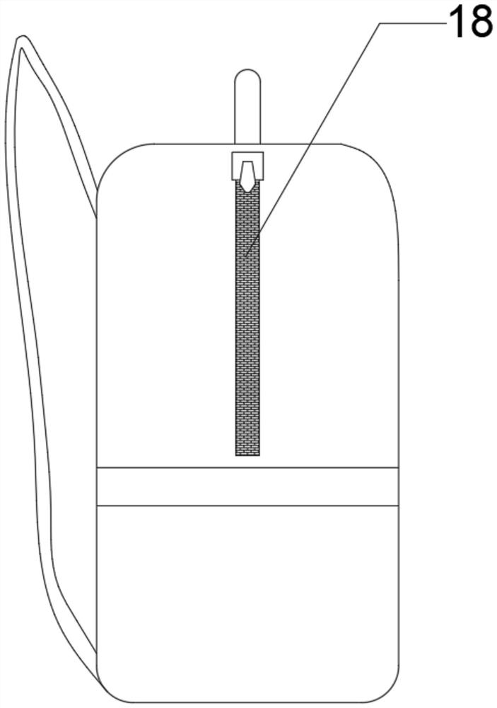 Intelligent automatic multifunctional back milk bag and use method thereof