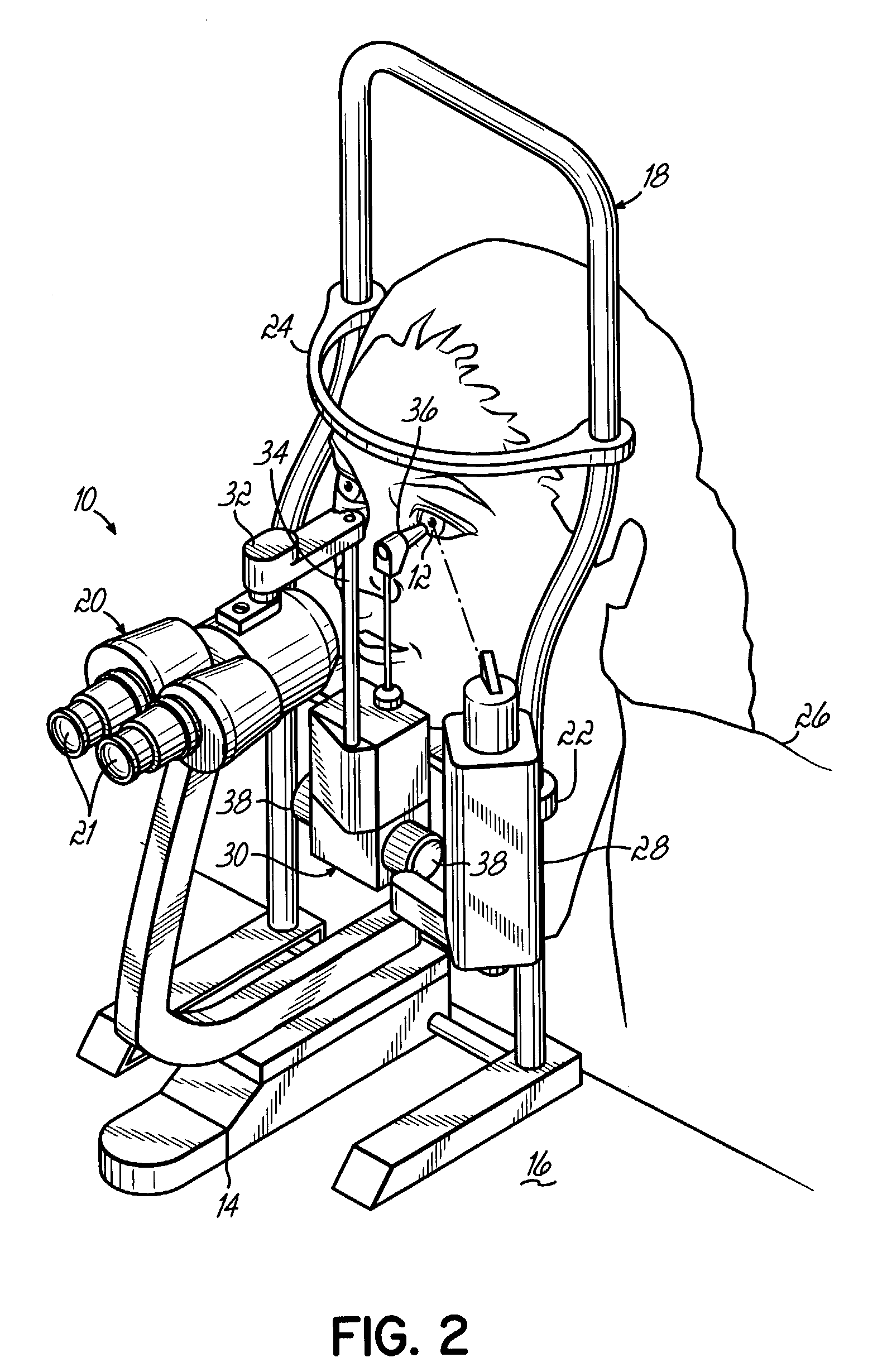 Load sensing applanation tonometer