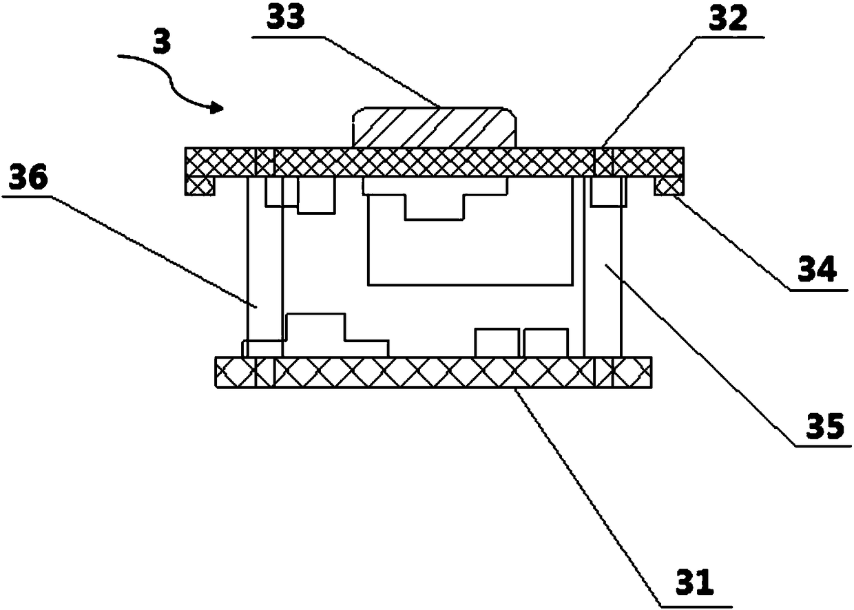 A constant voltage output structural component and a rechargeable battery using the same