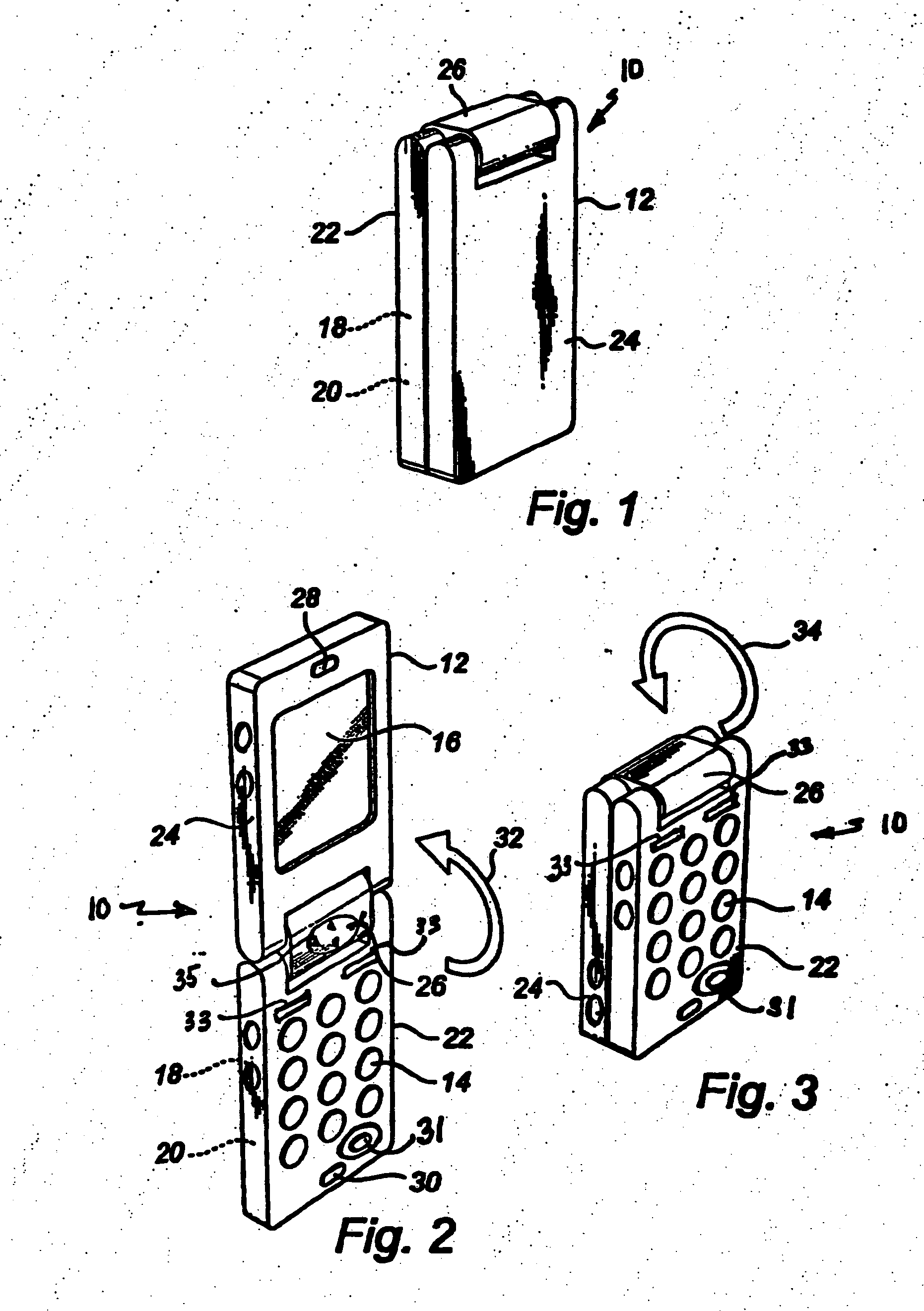 Multi-function two panel electronic device with 360° relative motion