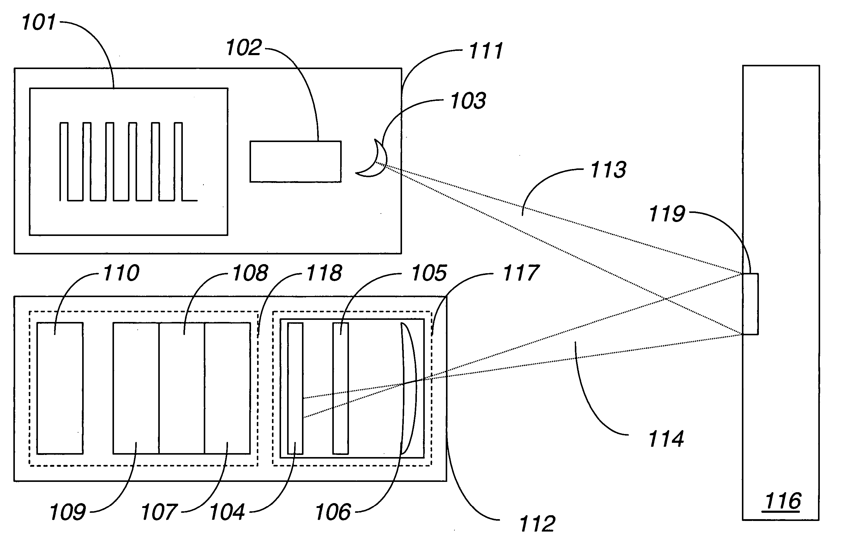 Methods and apparatus for position estimation using reflected light sources