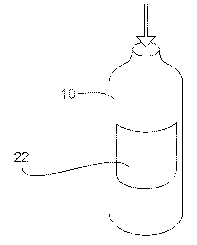 Three-Dimensional Article Having Transfer Material Thereon