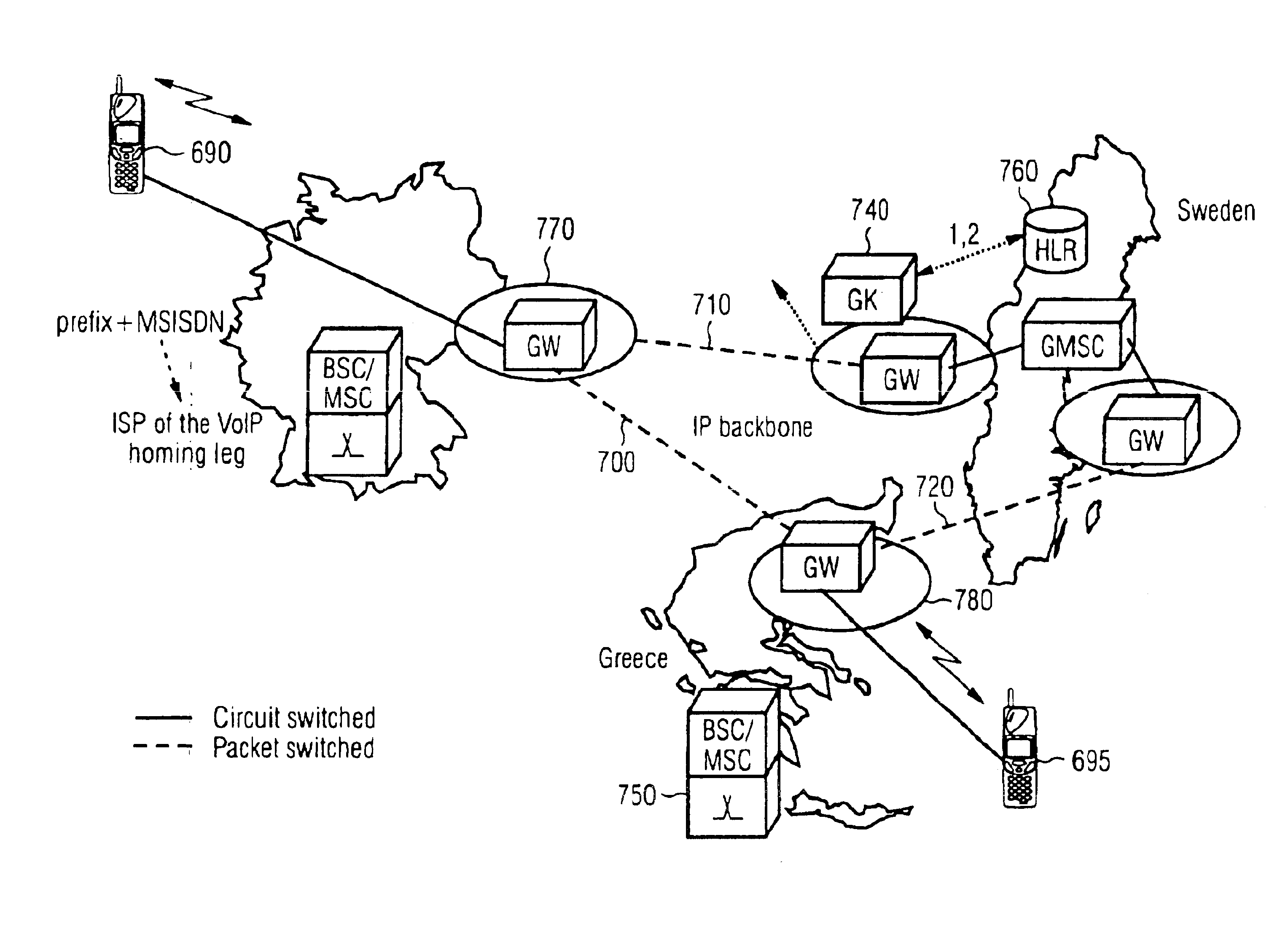 Methods and systems for call routing and codec negotiation in hybrid voice/data/internet/wireless systems