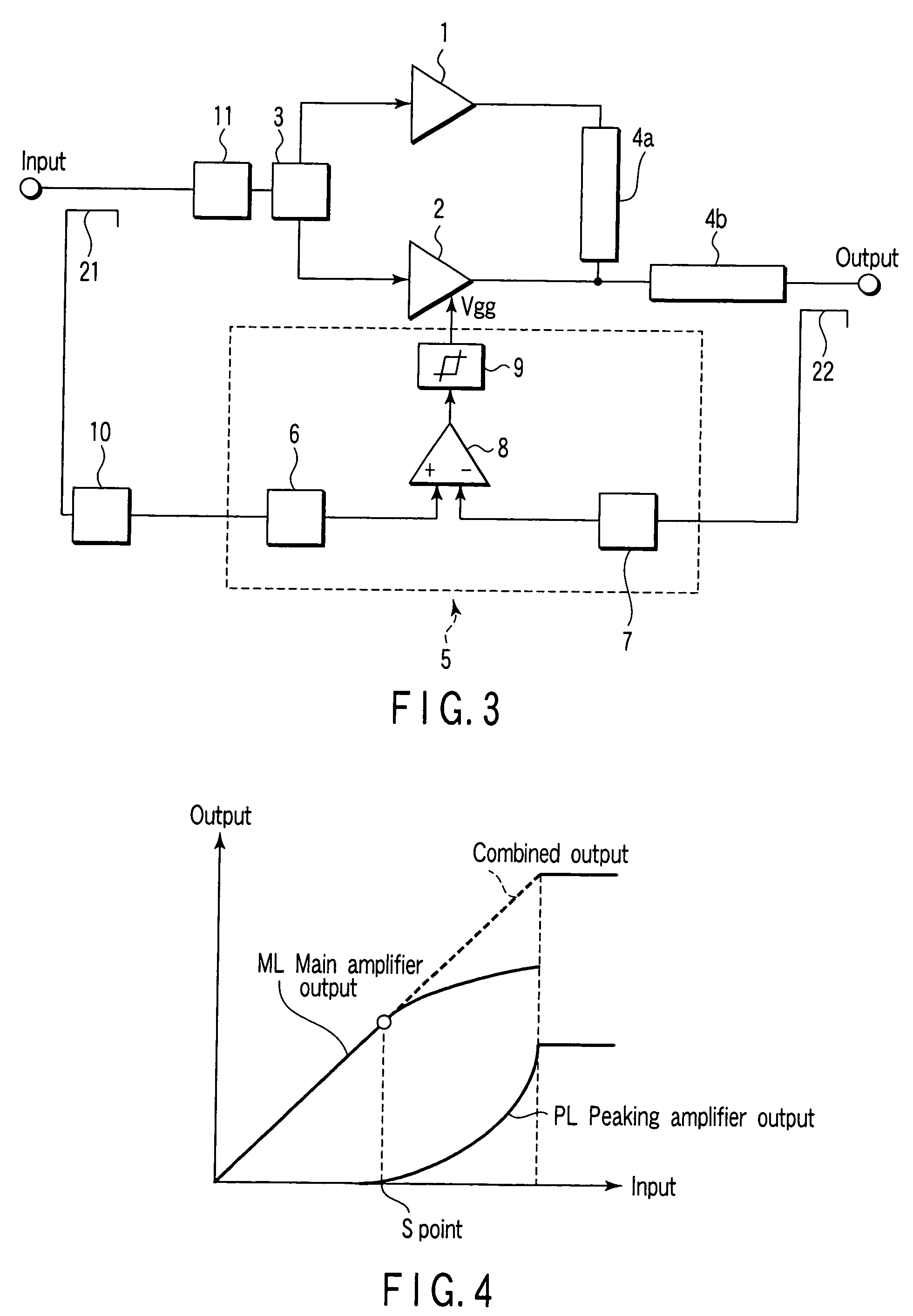 Doherty microwave amplifier and signal processing method thereof