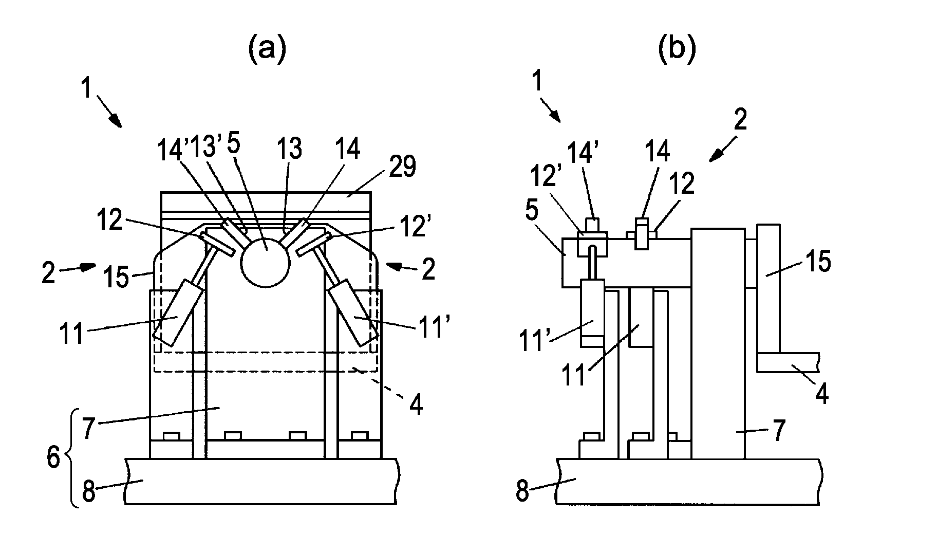 Breakage preventing device for tilting table indexing device